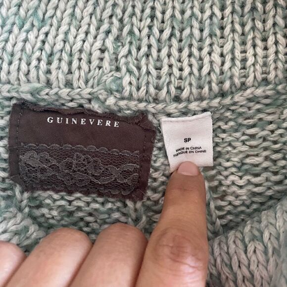 Anthropologie Guinevere Cable Knit Turtkeneck Sweater - Picture 6 of 7